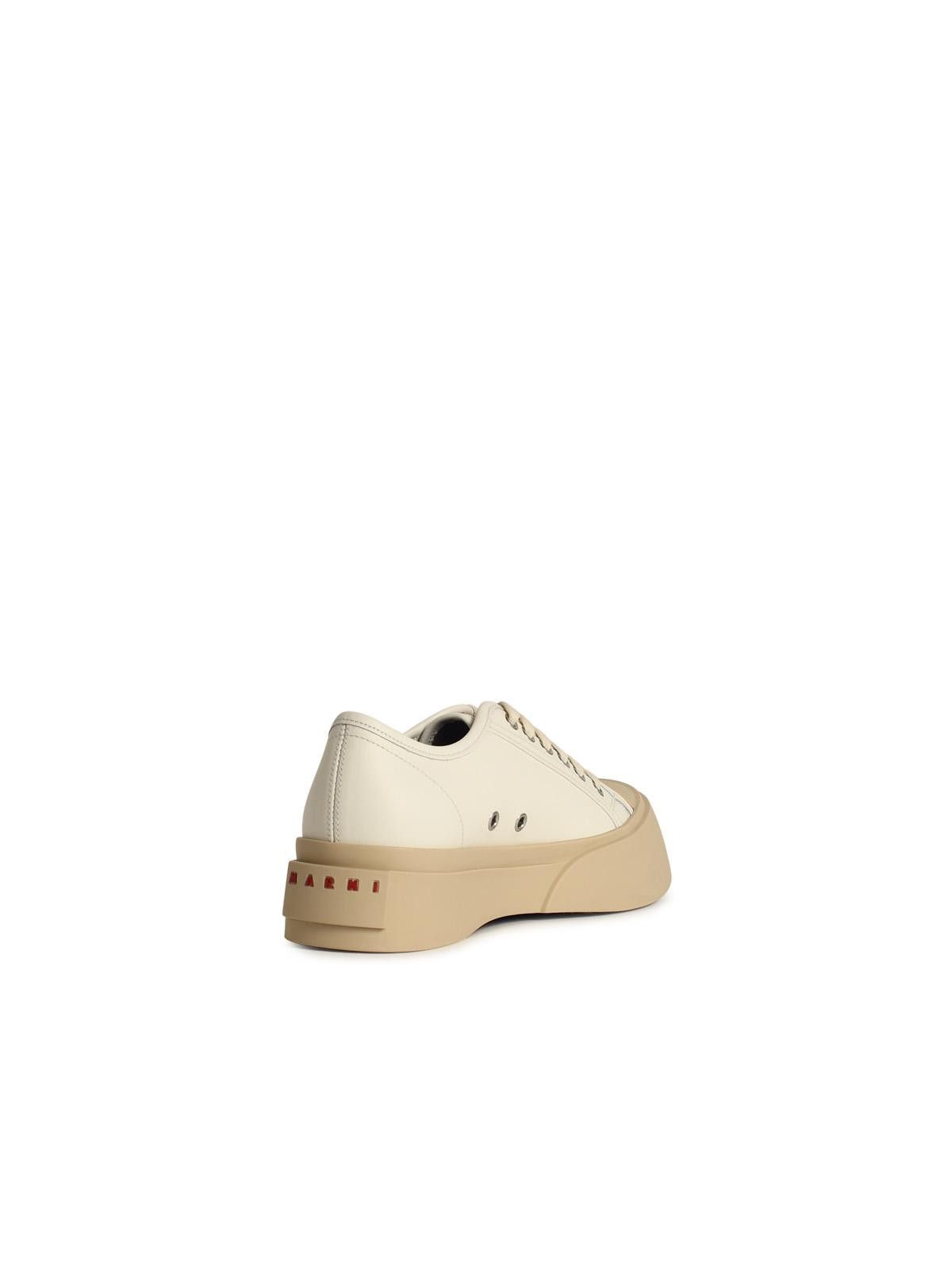 Marni MARNI White Leather Sneakers Size US 7 / EU 40 - 3 Thumbnail