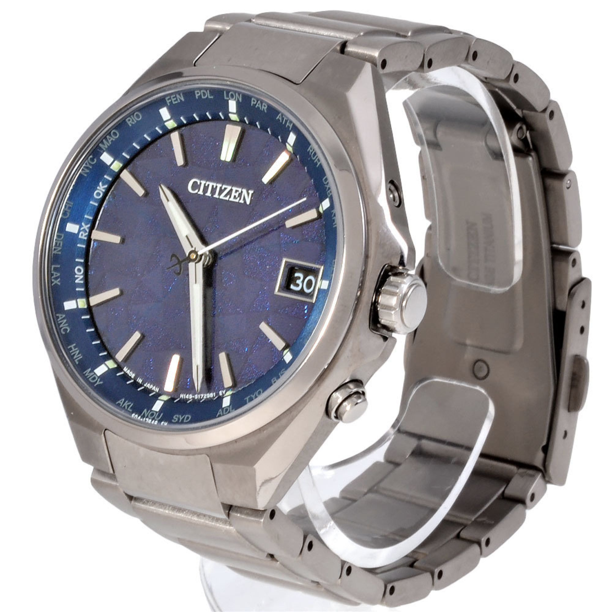 Citizen CITIZEN H149-S172981 ATESA YELL COLLECTION Wristwatch Solar Navy Dial Men's Size ONE SIZE - 3 Thumbnail