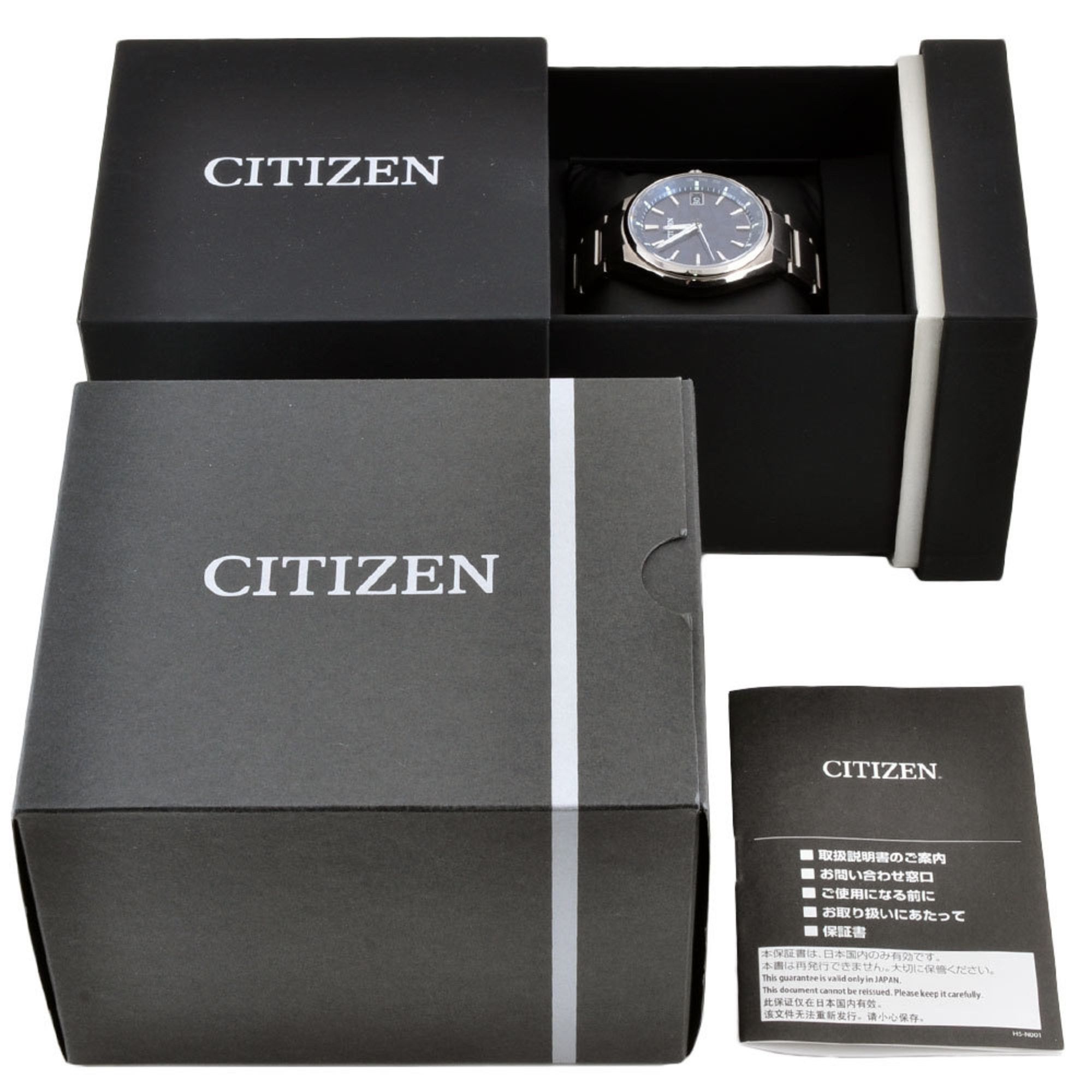 Citizen CITIZEN H149-S172981 ATESA YELL COLLECTION Wristwatch Solar Navy Dial Men's Size ONE SIZE - 8 Thumbnail