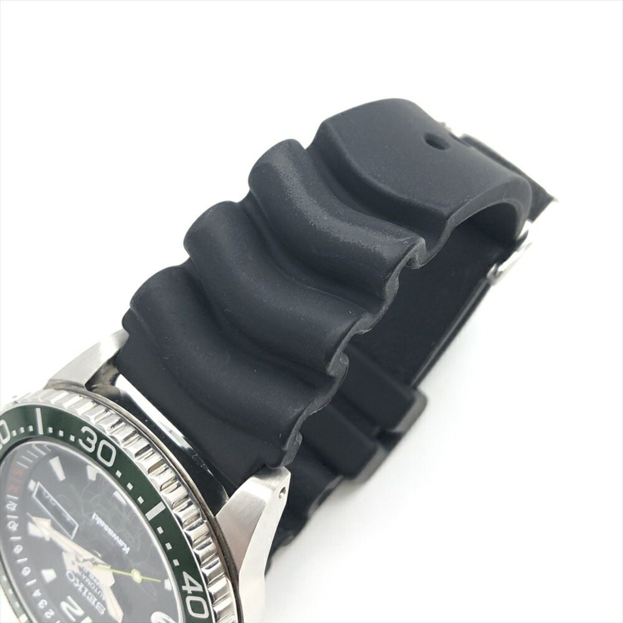 Seiko Seiko × Kawasaki Ninja ZX-10R Automatic Watch Black Dial 998 Limited Edition Green Men's Size ONE SIZE - 7 Thumbnail