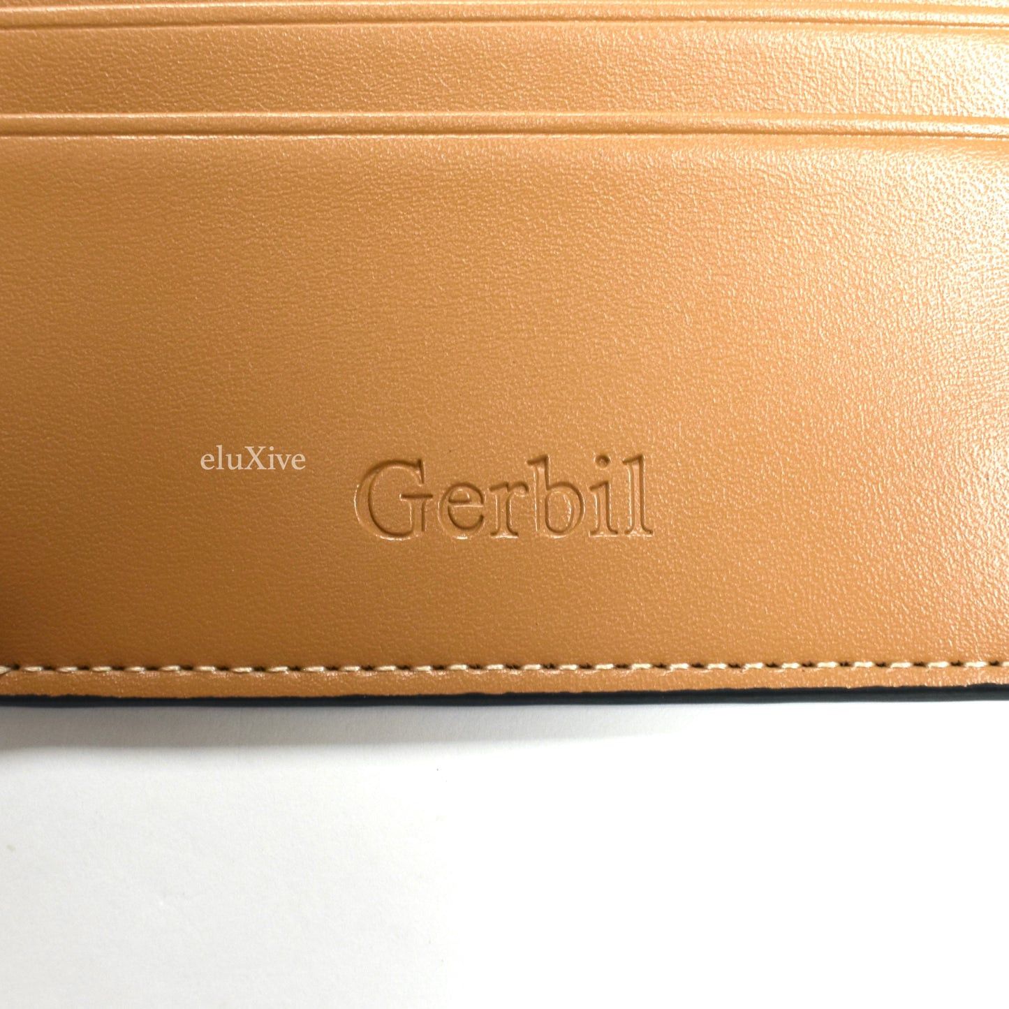 Imran Potato Imran Potato Cool 'Gucci' Logo Embossed Bifold Wallet Size ONE SIZE - 6 Thumbnail