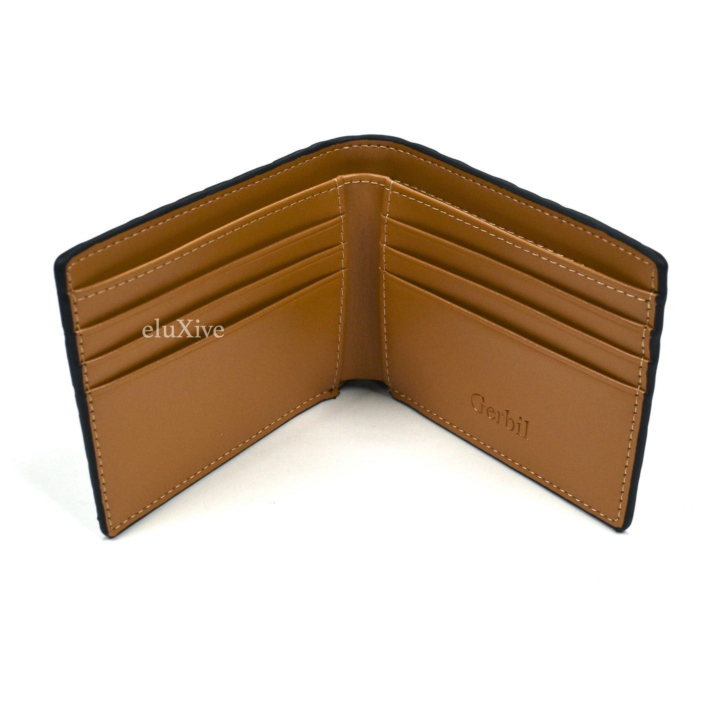Imran Potato Imran Potato Cool 'Gucci' Logo Embossed Bifold Wallet Size ONE SIZE - 5 Thumbnail