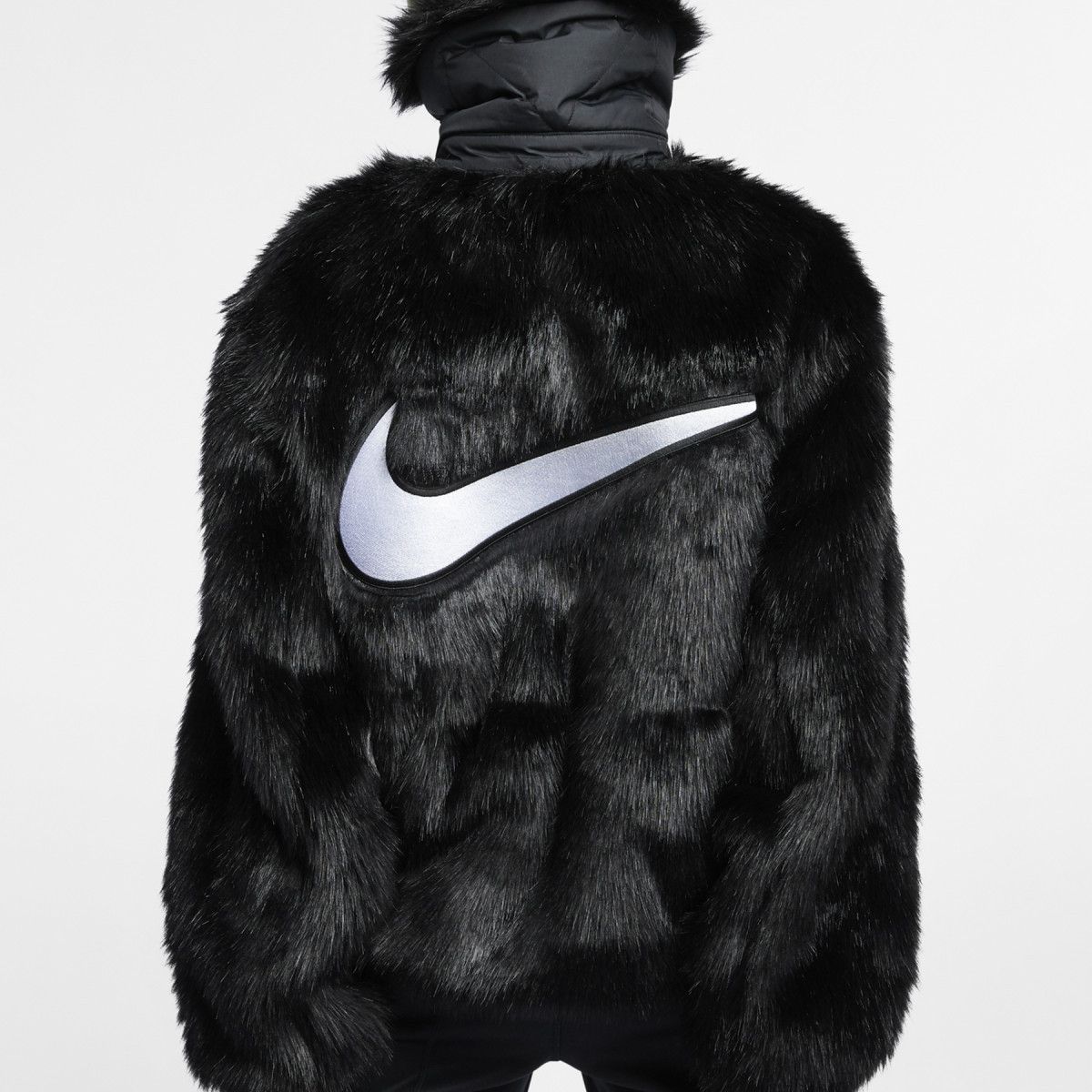 Nike Ambush x Nike Reversible Faux-Fur Jacket in Black | Grailed