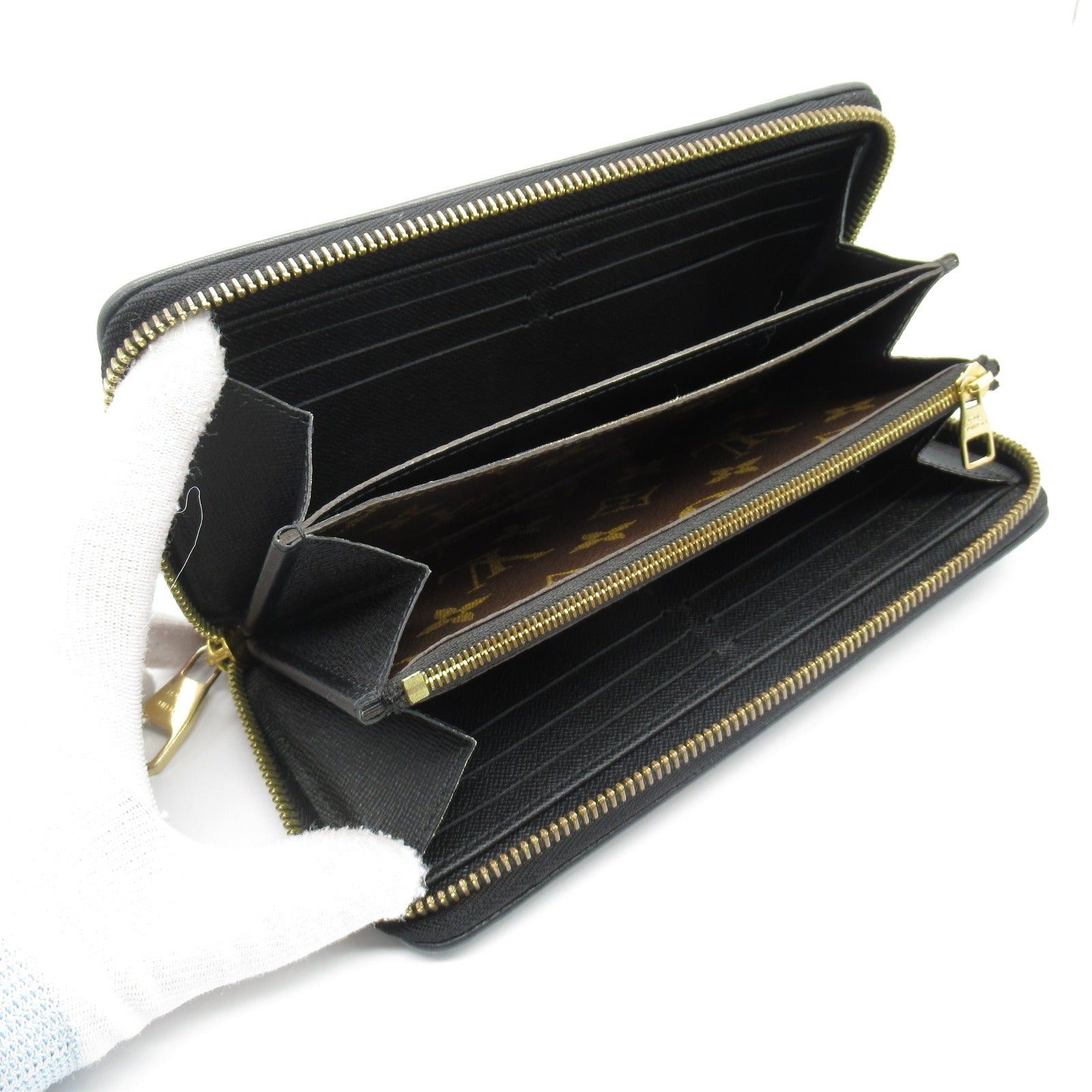 Louis Vuitton Louis Vuitton Zippy Wallet Retiro Round Zipper Long Coated Canvas Monogram Brown Noir Size ONE SIZE - 5 Thumbnail