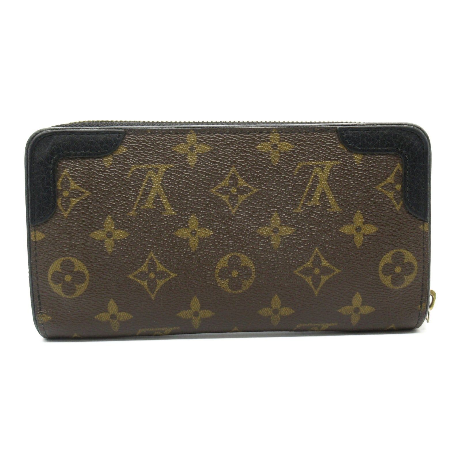 Louis Vuitton Louis Vuitton Zippy Wallet Retiro Round Zipper Long Coated Canvas Monogram Brown Noir Size ONE SIZE - 2 Thumbnail