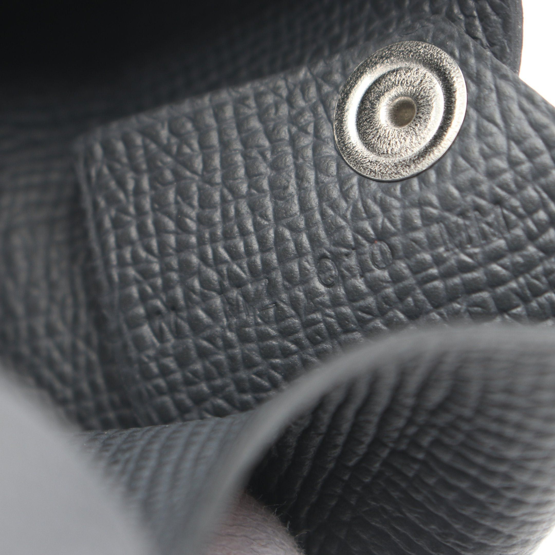 Hermes Hermes Calvi Ardoise Coin Purse Veau Epsom Gray Silver Hardware Double Engraved Size ONE SIZE - 5 Thumbnail