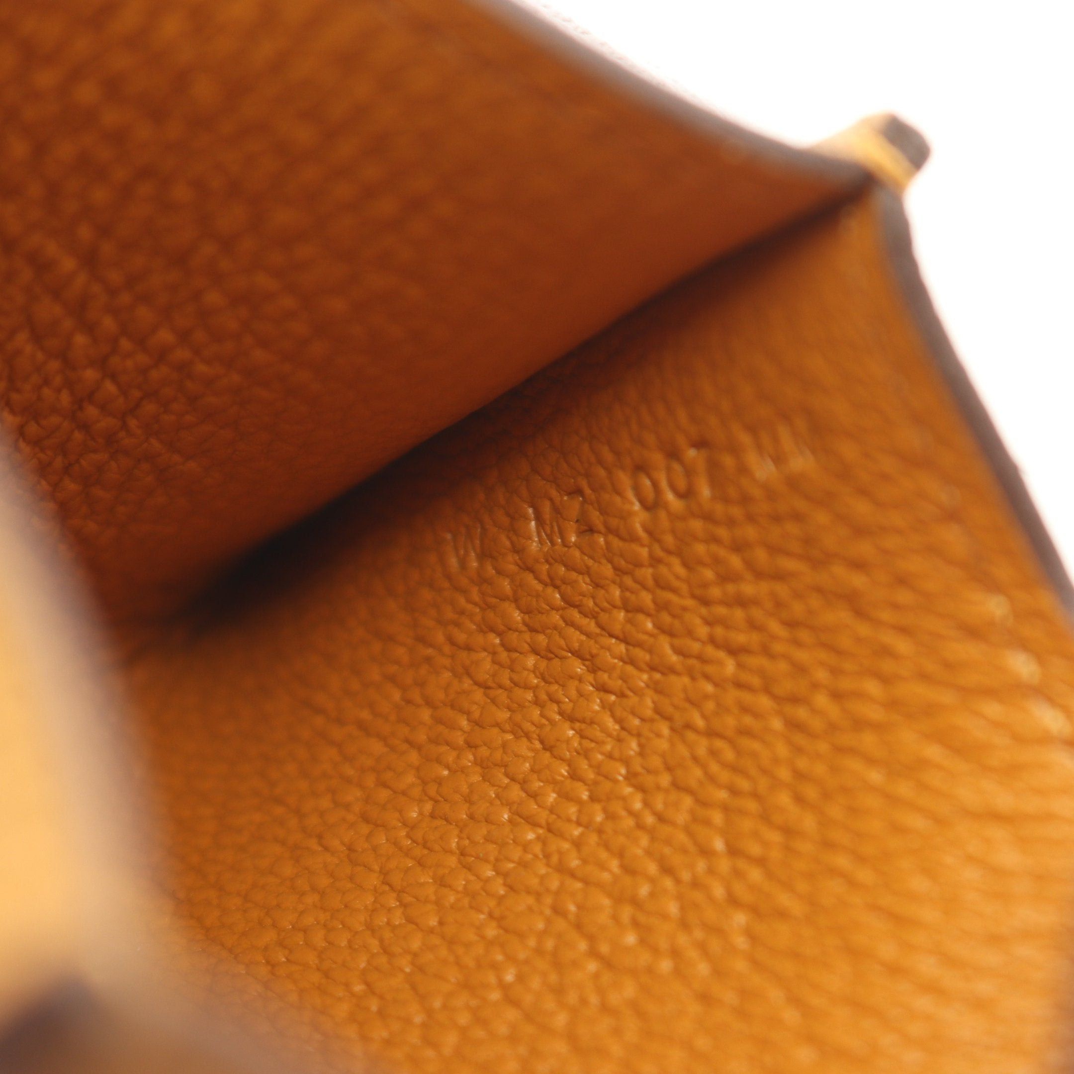 Hermes Hermes The Iliad Sesame Card Case Evercolor Light Brown Silver Hardware Double Engraved Size ONE SIZE - 5 Thumbnail
