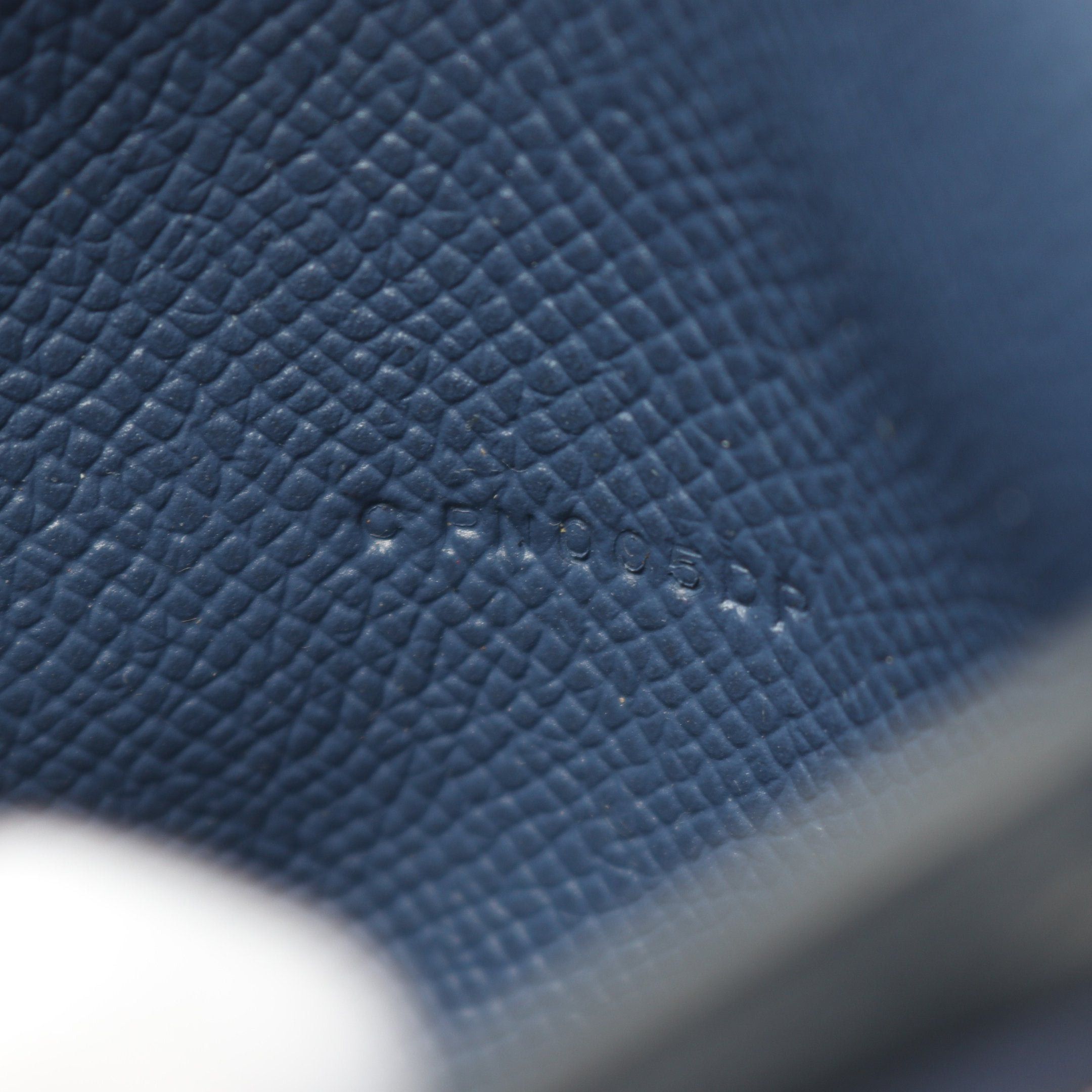 Hermes Hermes Bearn Compact Shell Bi-Fold Wallet Veau Epsom Blue Silver Hardware C Engraved Size ONE SIZE - 5 Thumbnail