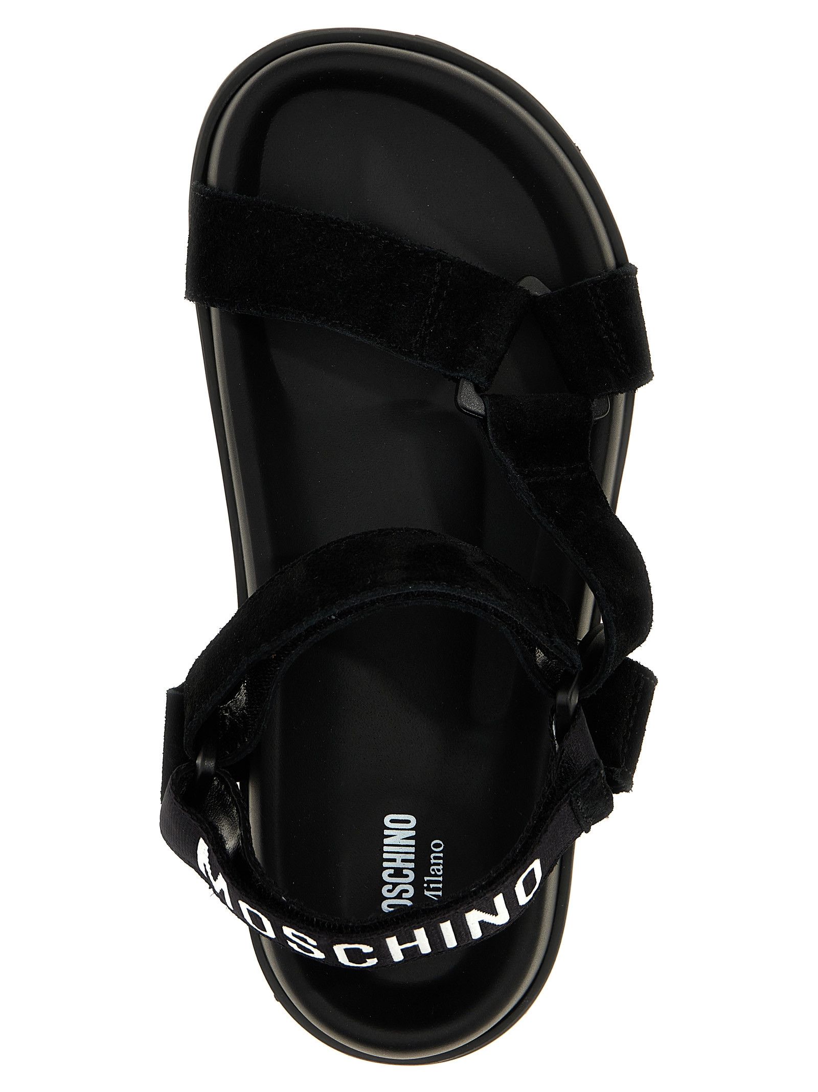 Moschino Suede Sandals Size US 5 / IT 35 - 4 Thumbnail