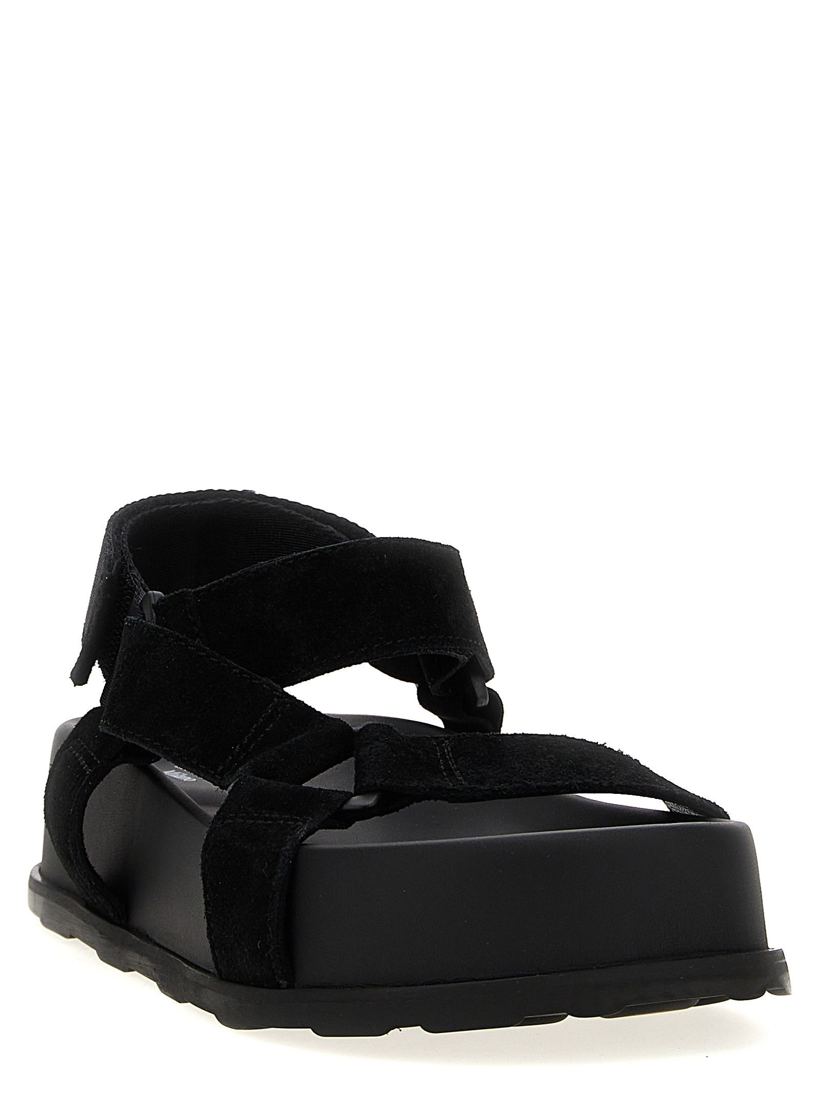 Moschino Suede Sandals Size US 5 / IT 35 - 2 Thumbnail
