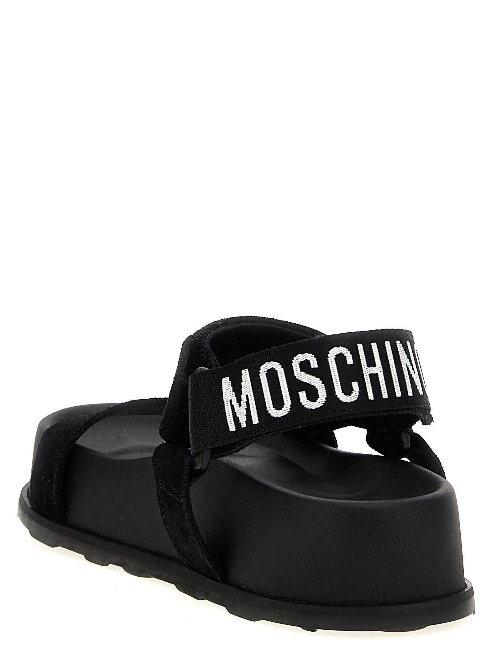Moschino Suede Sandals Size US 5 / IT 35 - 3 Thumbnail