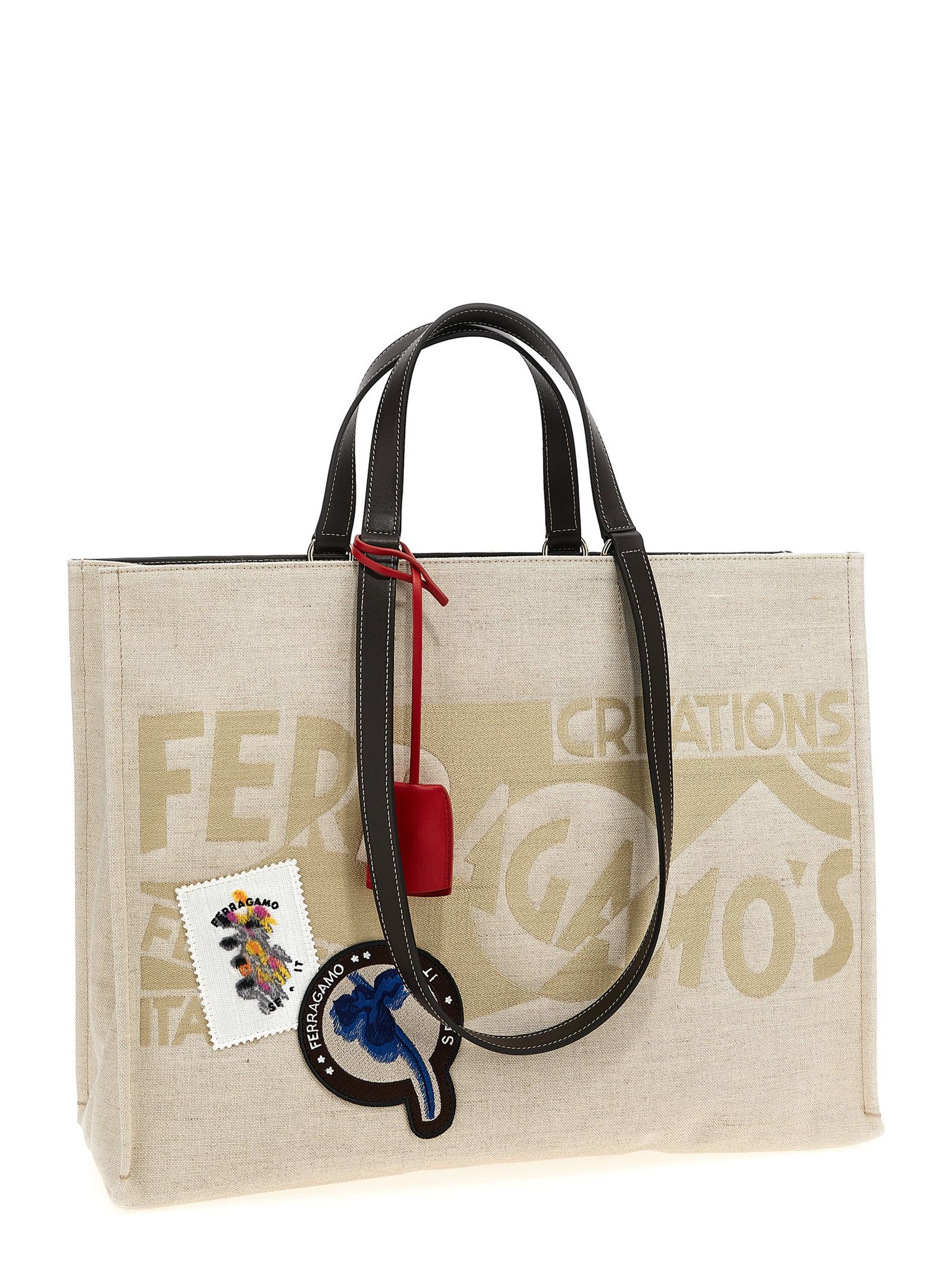 Salvatore Ferragamo 'Tote Bag L' Shopping Bag Size ONE SIZE - 3 Thumbnail