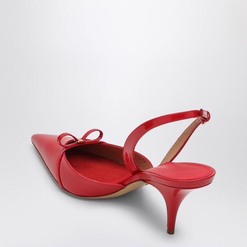 Salvatore Ferragamo Ferragamo Gylla 70 Slingback In Flame Red Size US 9 / IT 39 - 2 Thumbnail
