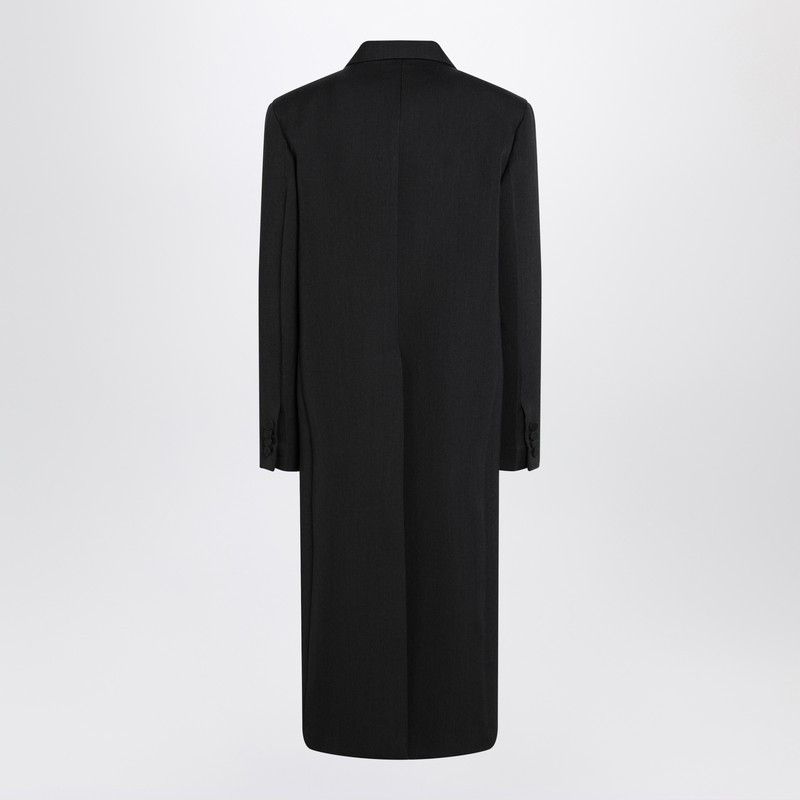 Gucci Gucci Long Double-Breasted Grey Wool Coat Size US L / EU 52-54 / 3 - 2 Thumbnail