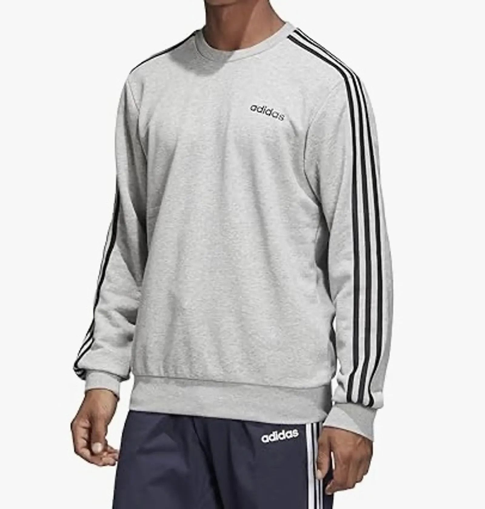 Adidas Adidas Adidas sweatshirt heather gray Sweatshirt Size S / US 4 / IT 40 - 4 Thumbnail