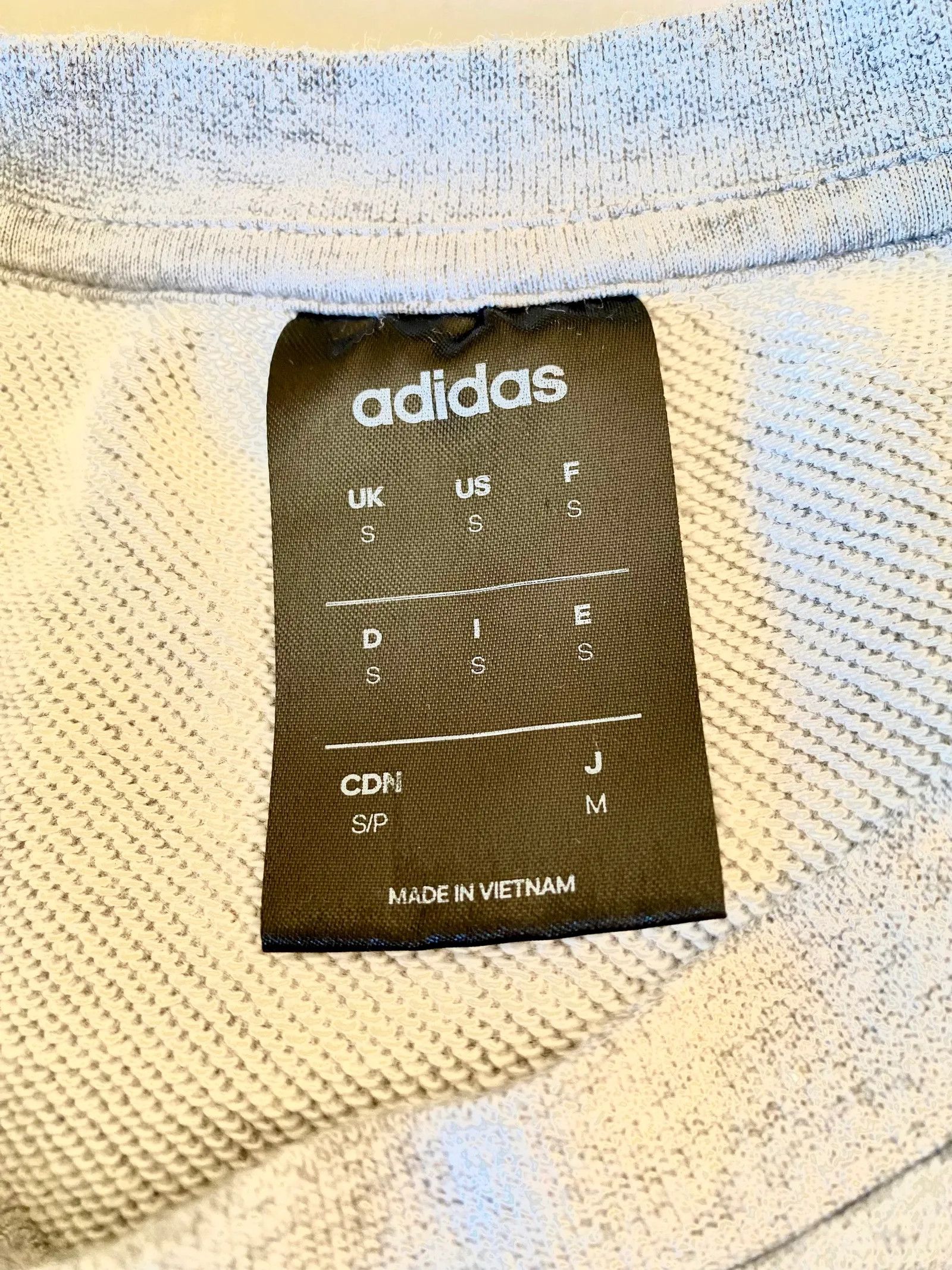 Adidas Adidas Adidas sweatshirt heather gray Sweatshirt Size S / US 4 / IT 40 - 2 Thumbnail