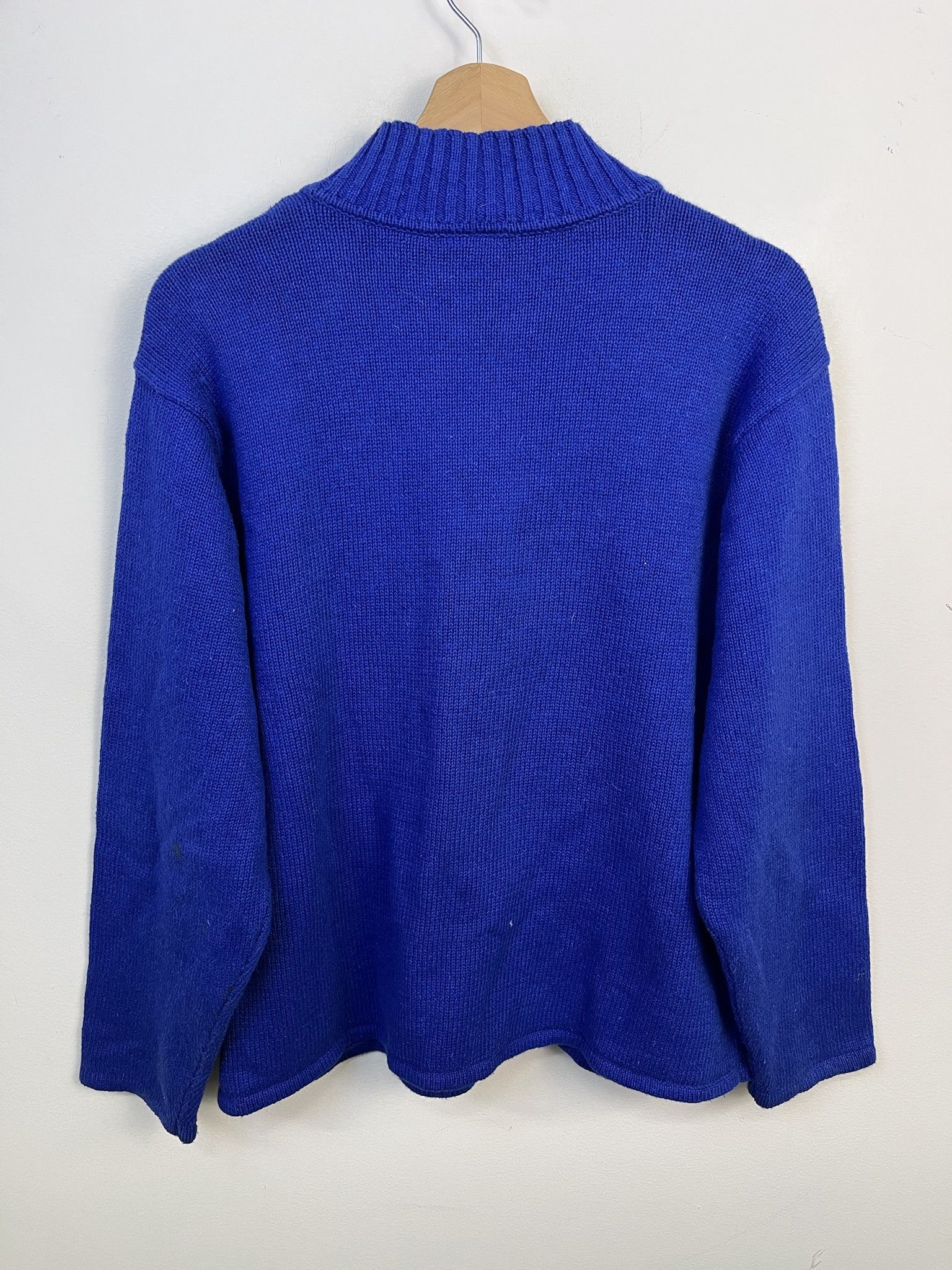 Other Vintage Knit Sweater Santa Mistletoe Reindeer Zip Up Knit Cardigan Size L Size US L / EU 52-54 / 3 - 3 Thumbnail