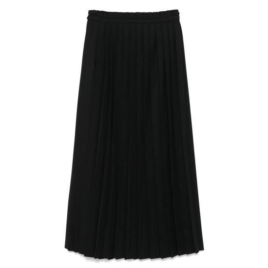AMI AMI Women Mid Skirts FSK313 PL0012 001 BLACK Size 25" / US 0 / IT 36 - 2 Thumbnail