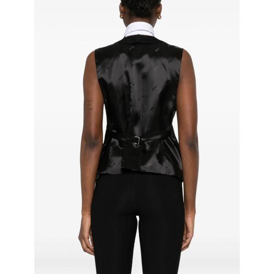 Moschino MOSCHINO Women Vests 0418 A1003 0555 BLACK Size M / US 6-8 / IT 42-44 - 2 Thumbnail