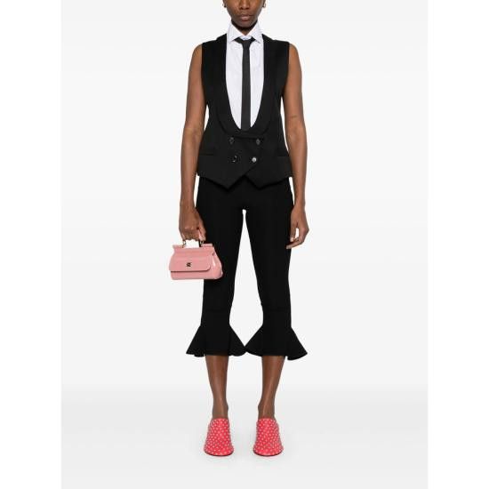 Moschino MOSCHINO Women Vests 0418 A1003 0555 BLACK Size S / US 4 / IT 40 - 3 Thumbnail