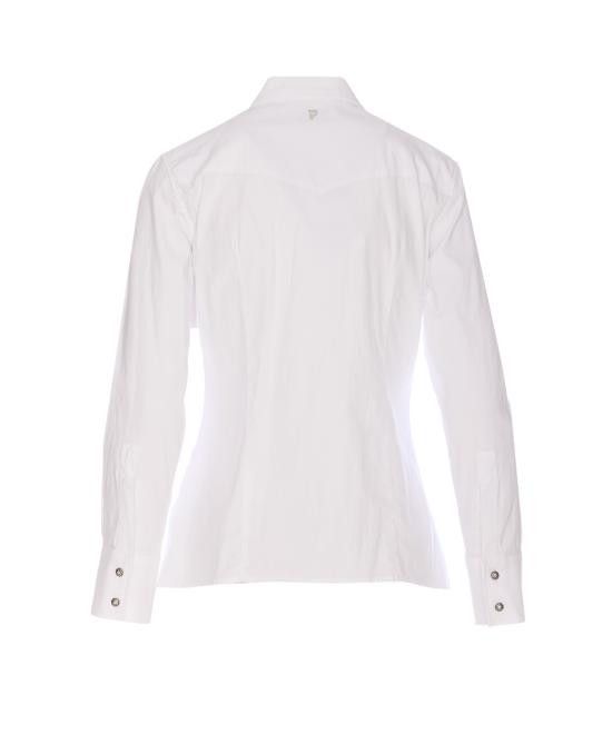 Dondup DONDUP Women Shirts DC239 CS0103 PTD000 White Size XS / US 0-2 / IT 36-38 - 2 Thumbnail