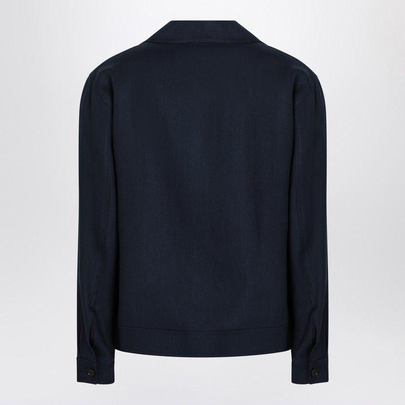 Tagliatore Tagliatore Blue Linen Jacket Size US XL / EU 56 / 4 - 2 Thumbnail