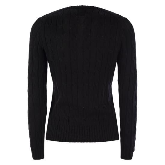 Polo Ralph Lauren POLO RALPH LAUREN Women Sweater 211891641 BLACK Size XS / US 0-2 / IT 36-38 - 2 Thumbnail