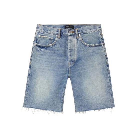 Purple Brand PURPLE BRAND Men Shorts P059 CIBL BLUE Size US 32 / EU 48 - 2 Thumbnail