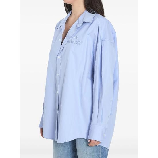 Alexander Wang ALEXANDER WANG Women Shirts 1WC2251040 459B BLUE Size S / US 4 / IT 40 - 4 Thumbnail