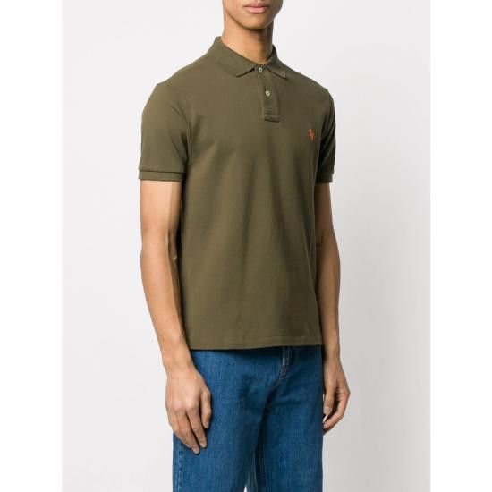 Ralph Lauren RALPH LAUREN Men Polo Shirts 710795080017 OLIVE GREEN Size US M / EU 48-50 / 2 - 3 Thumbnail