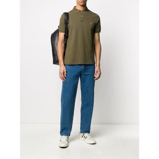 Ralph Lauren RALPH LAUREN Men Polo Shirts 710795080017 OLIVE GREEN Size US XXL / EU 58 / 5 - 4 Thumbnail