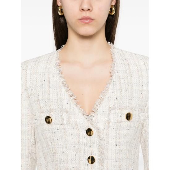 Tagliatore TAGLIATORE Women Jackets C50004 DHARMA A1126 WHITE Size L / US 10 / IT 46 - 2 Thumbnail