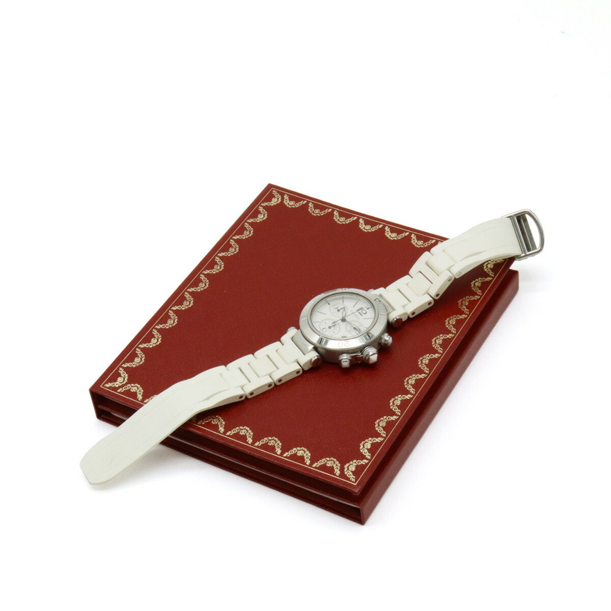 Cartier Cartier Pasha Silver Dial AT Automatic Boys Ladies Unisex Watch W3140005 Size ONE SIZE - 10 Thumbnail