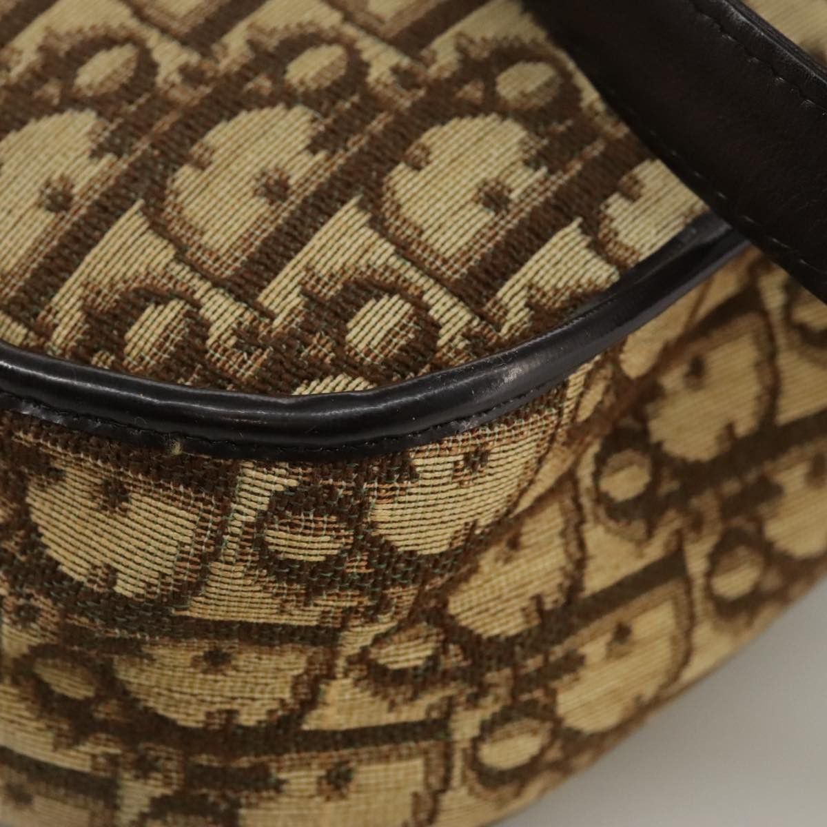 Dior Trotter Brown Canvas Shoulder Bag (Pre-Owned) Size ONE SIZE - 10 Thumbnail