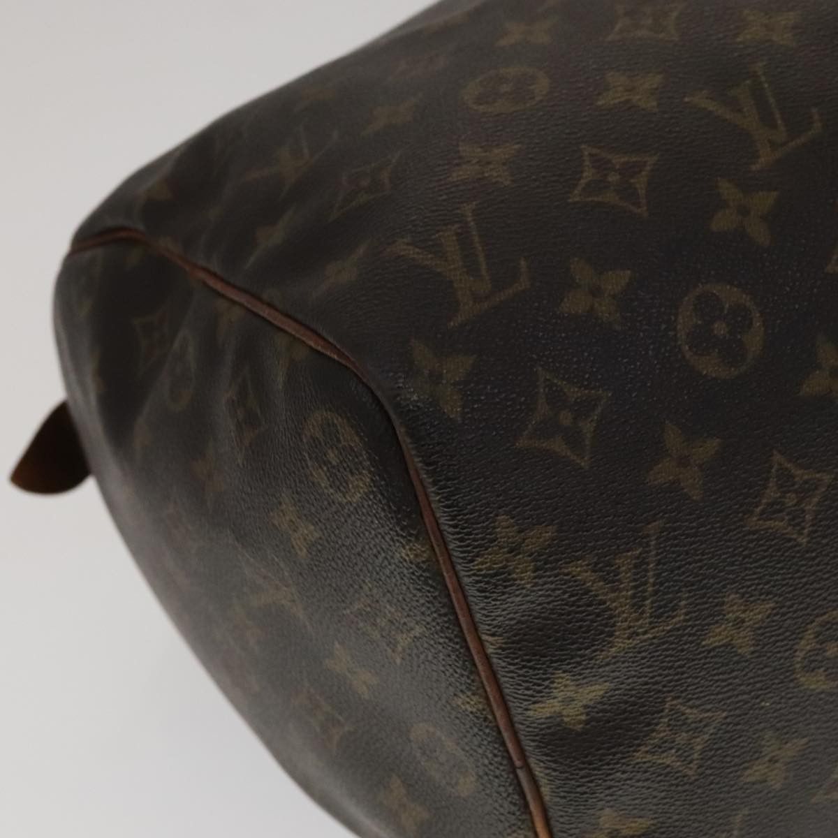 Louis Vuitton Keepall 45 Brown Canvas Travel Bag (Pre-Owned) Size ONE SIZE - 9 Thumbnail