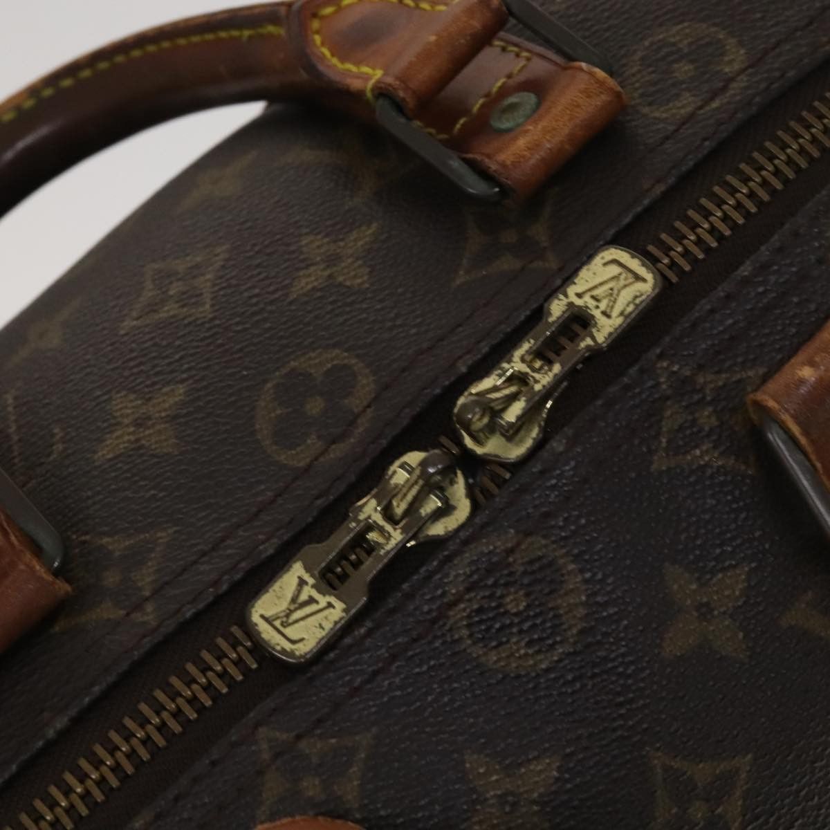 Louis Vuitton Keepall 45 Brown Canvas Travel Bag (Pre-Owned) Size ONE SIZE - 15 Thumbnail