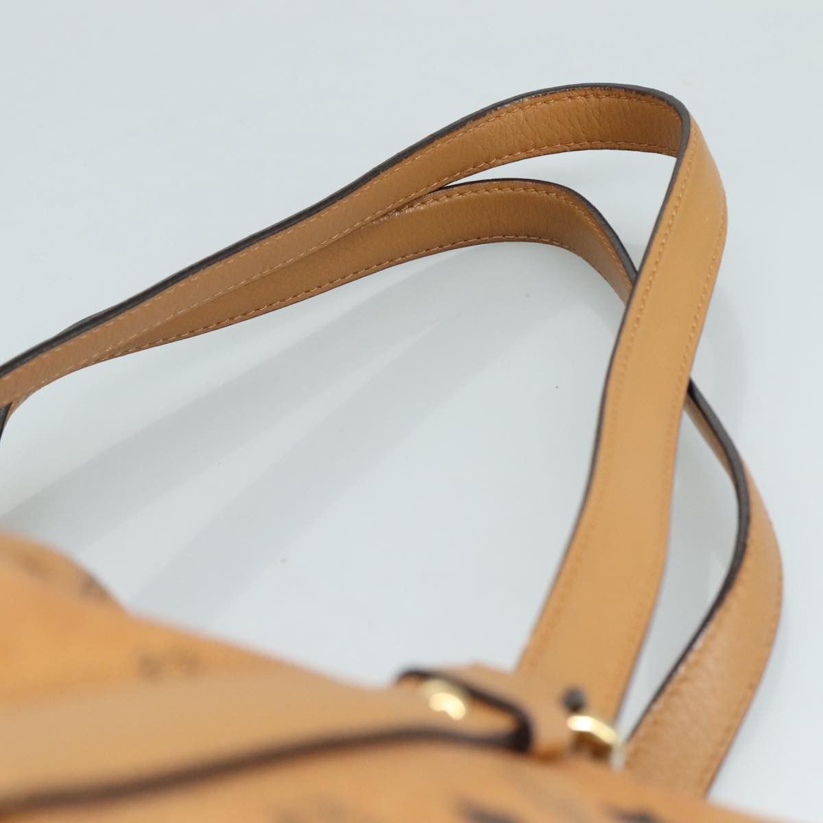 MCM Visetos Brown Canvas Tote Bag (Pre-Owned) Size ONE SIZE - 6 Thumbnail