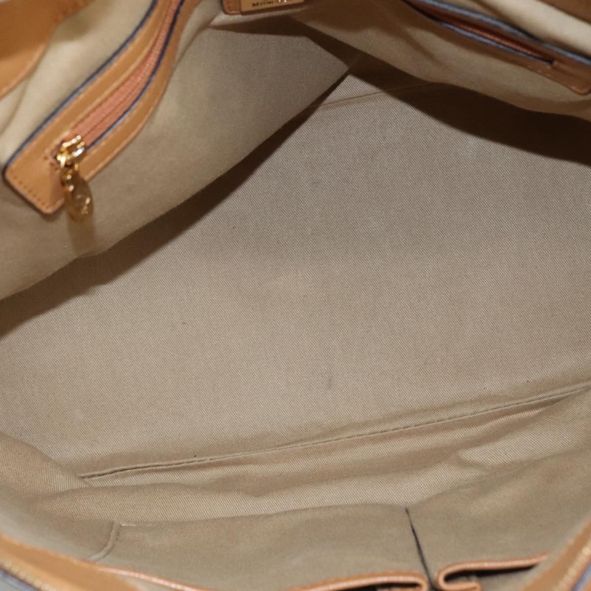 MCM Visetos Brown Canvas Tote Bag (Pre-Owned) Size ONE SIZE - 13 Thumbnail