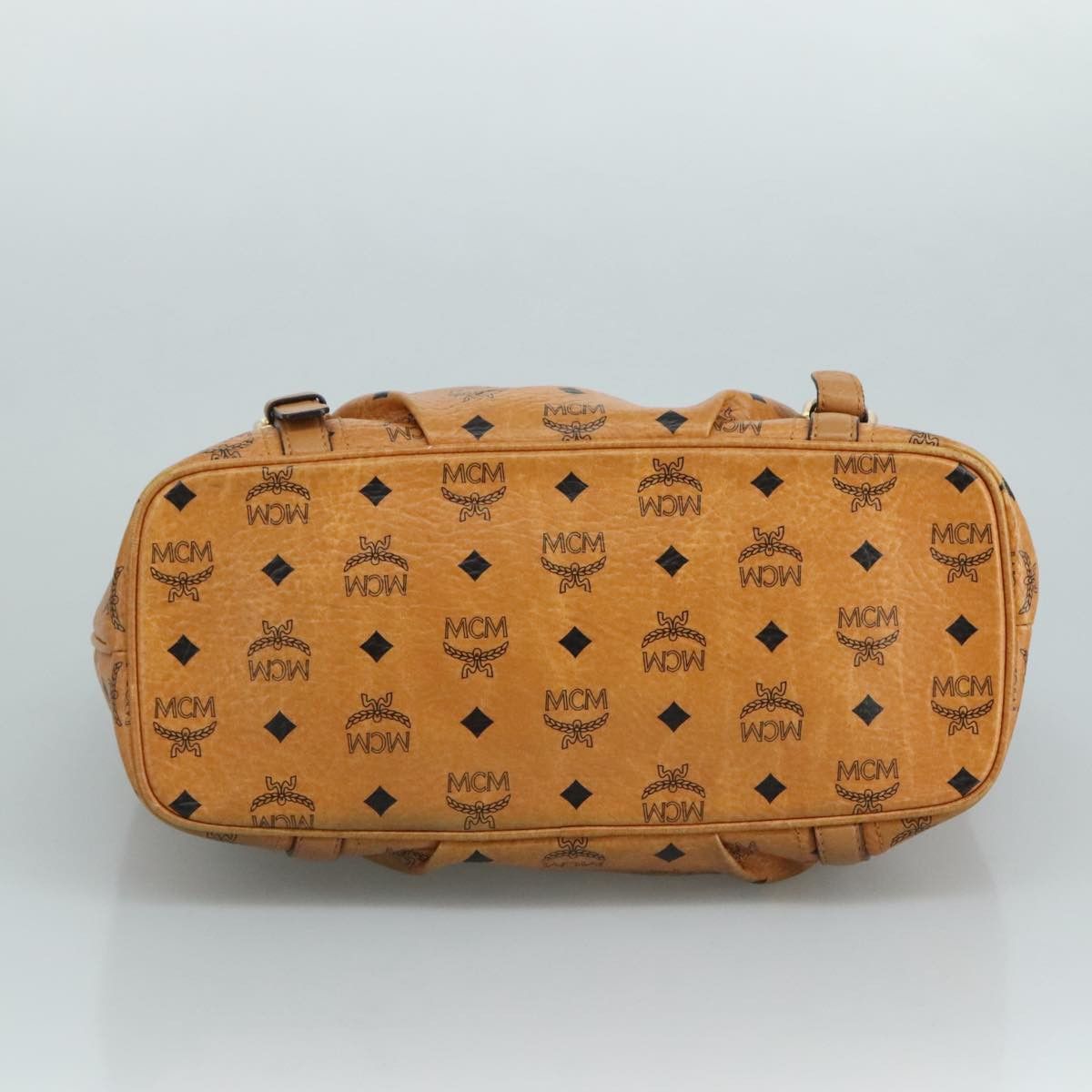 MCM Visetos Brown Canvas Tote Bag (Pre-Owned) Size ONE SIZE - 18 Thumbnail