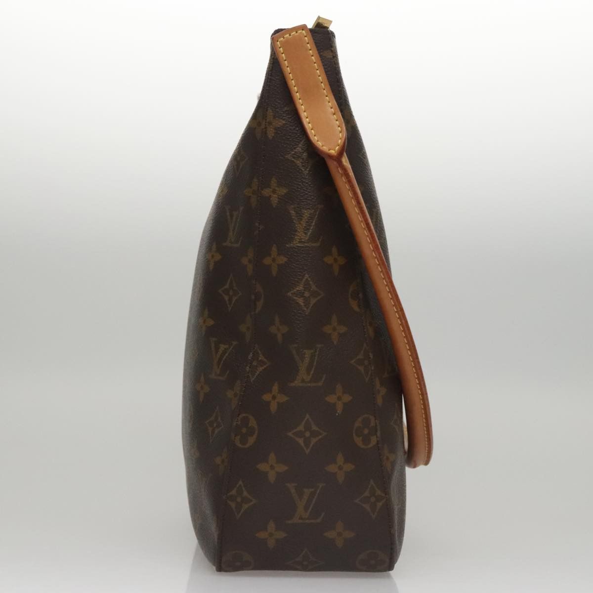 Louis Vuitton Looping Gm Brown Canvas Shoulder Bag (Pre-Owned) Size ONE SIZE - 4 Thumbnail
