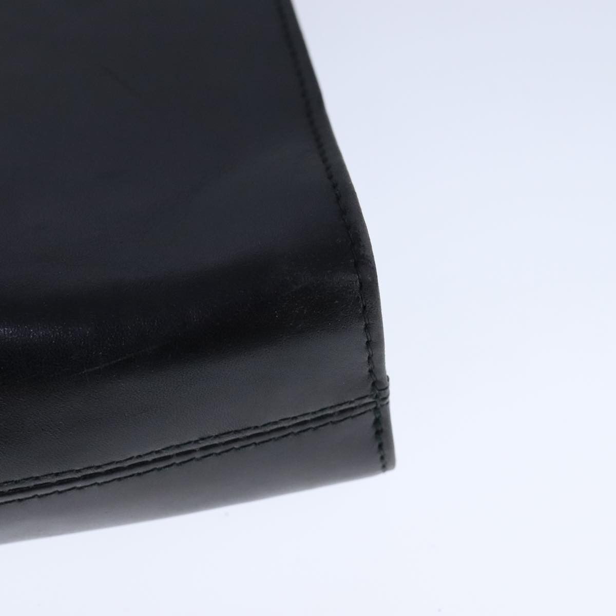 Salvatore Ferragamo Gancini Black Leather Shoulder Bag (Pre-Owned) Size ONE SIZE - 6 Thumbnail