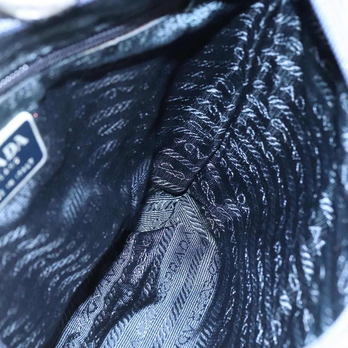 Prada Blue Silk Shoulder Bag (Pre-Owned) Size ONE SIZE - 20 Thumbnail