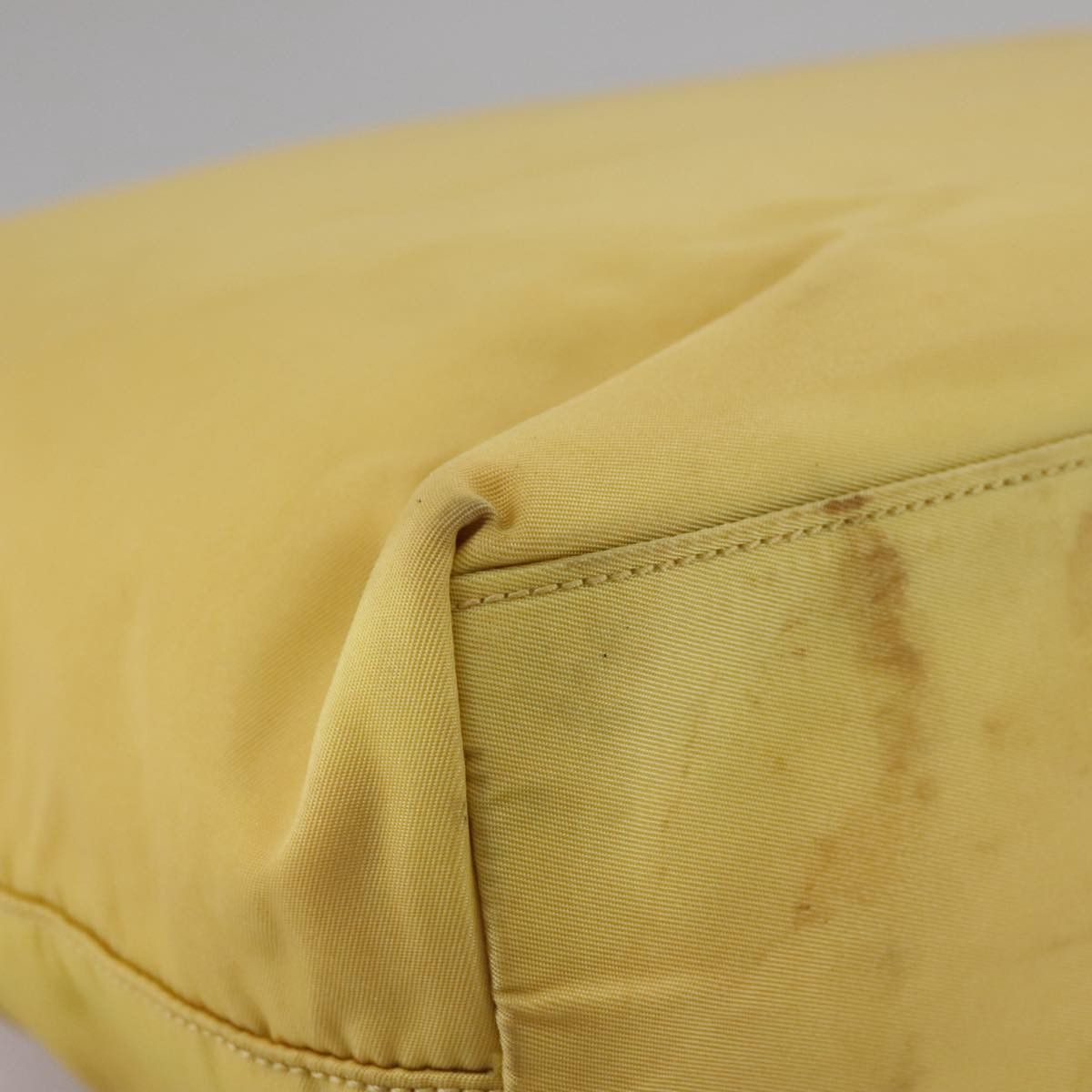Prada Re-Nylon Yellow Metal Handbag (Pre-Owned) Size ONE SIZE - 9 Thumbnail