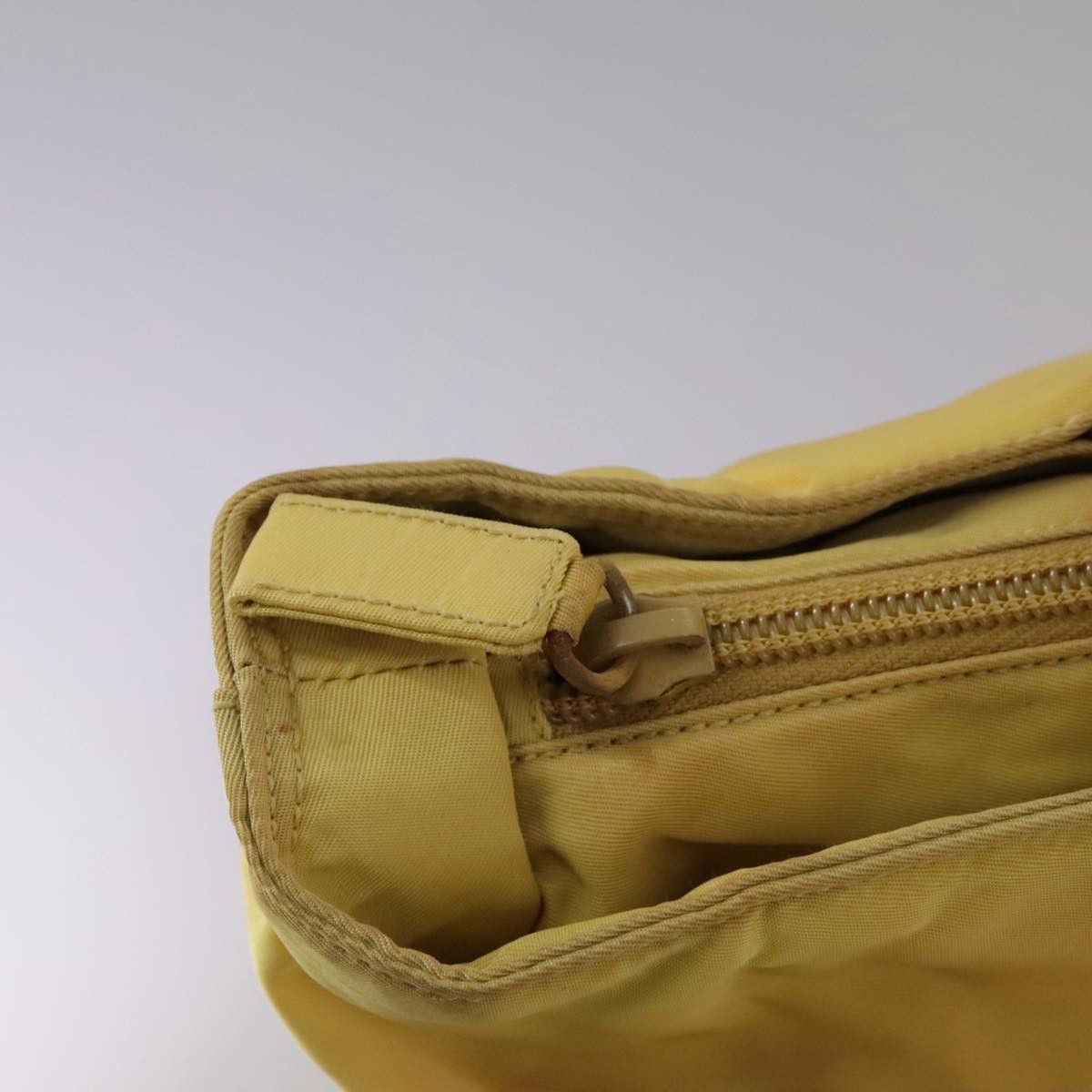 Prada Re-Nylon Yellow Metal Handbag (Pre-Owned) Size ONE SIZE - 12 Thumbnail