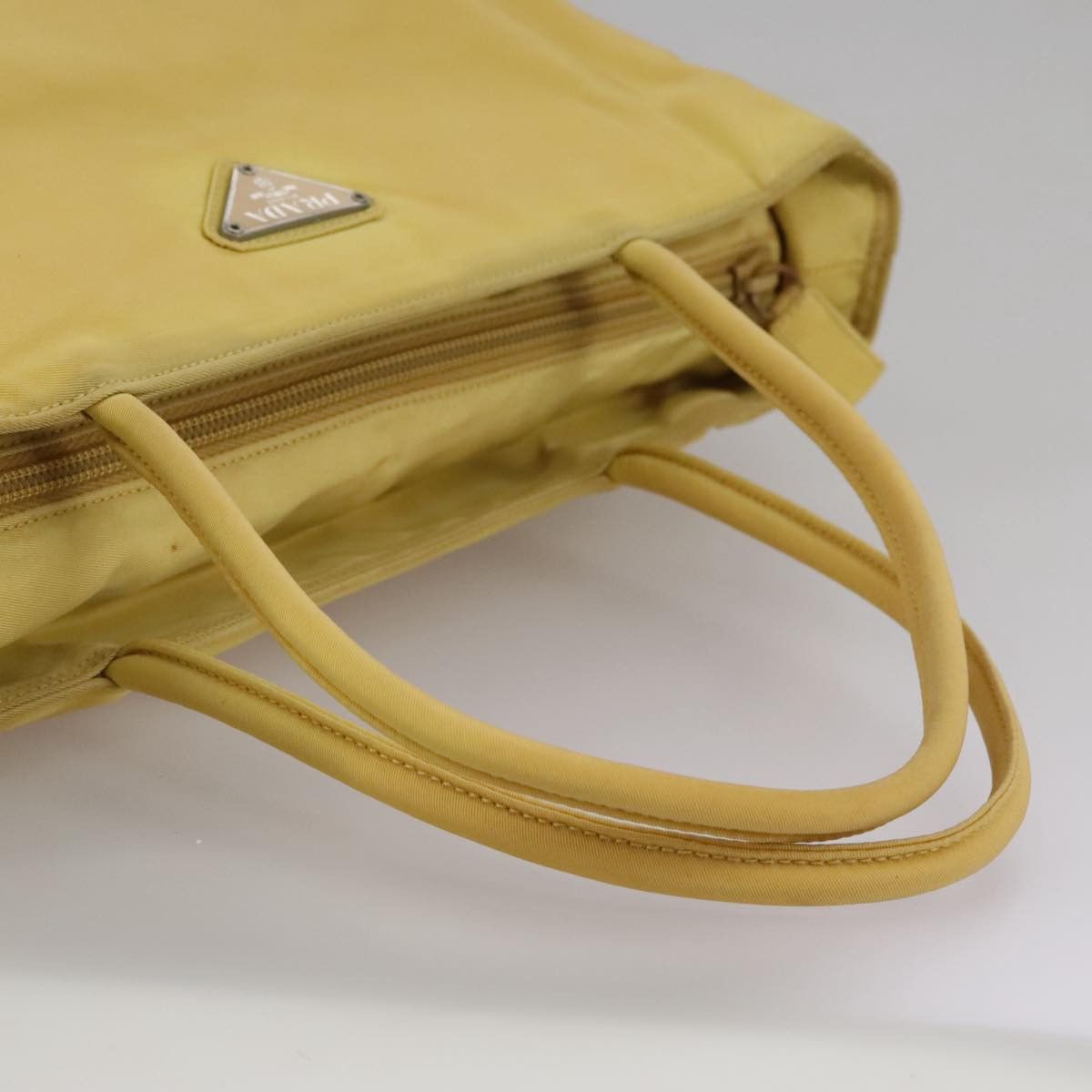 Prada Re-Nylon Yellow Metal Handbag (Pre-Owned) Size ONE SIZE - 5 Thumbnail