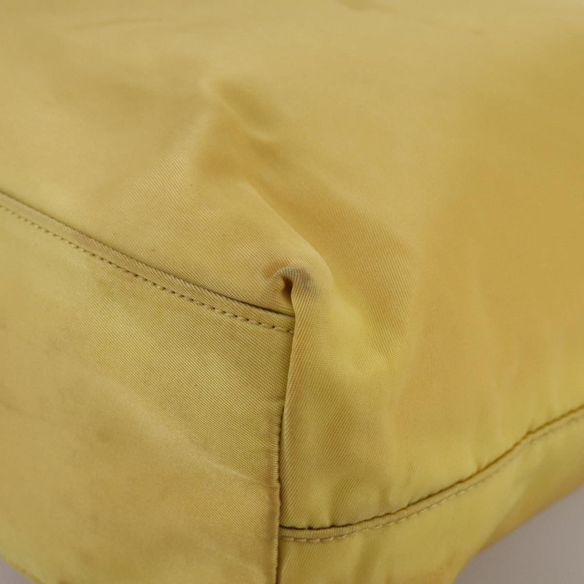 Prada Re-Nylon Yellow Metal Handbag (Pre-Owned) Size ONE SIZE - 10 Thumbnail