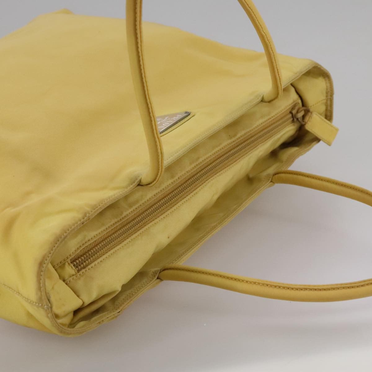 Prada Re-Nylon Yellow Metal Handbag (Pre-Owned) Size ONE SIZE - 11 Thumbnail