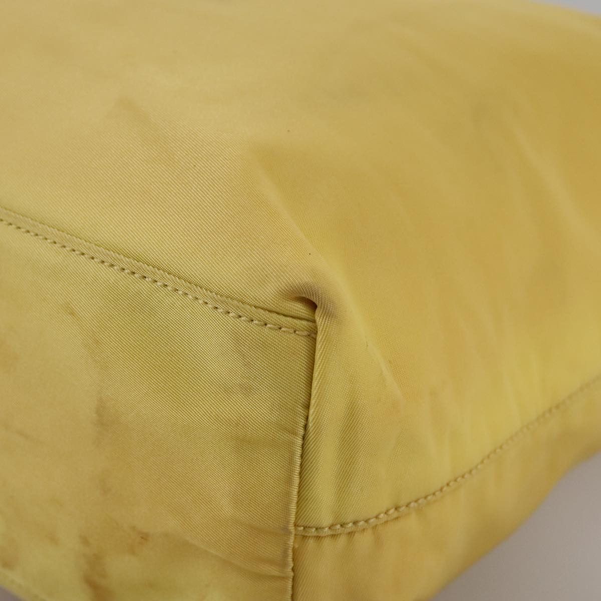 Prada Re-Nylon Yellow Metal Handbag (Pre-Owned) Size ONE SIZE - 8 Thumbnail