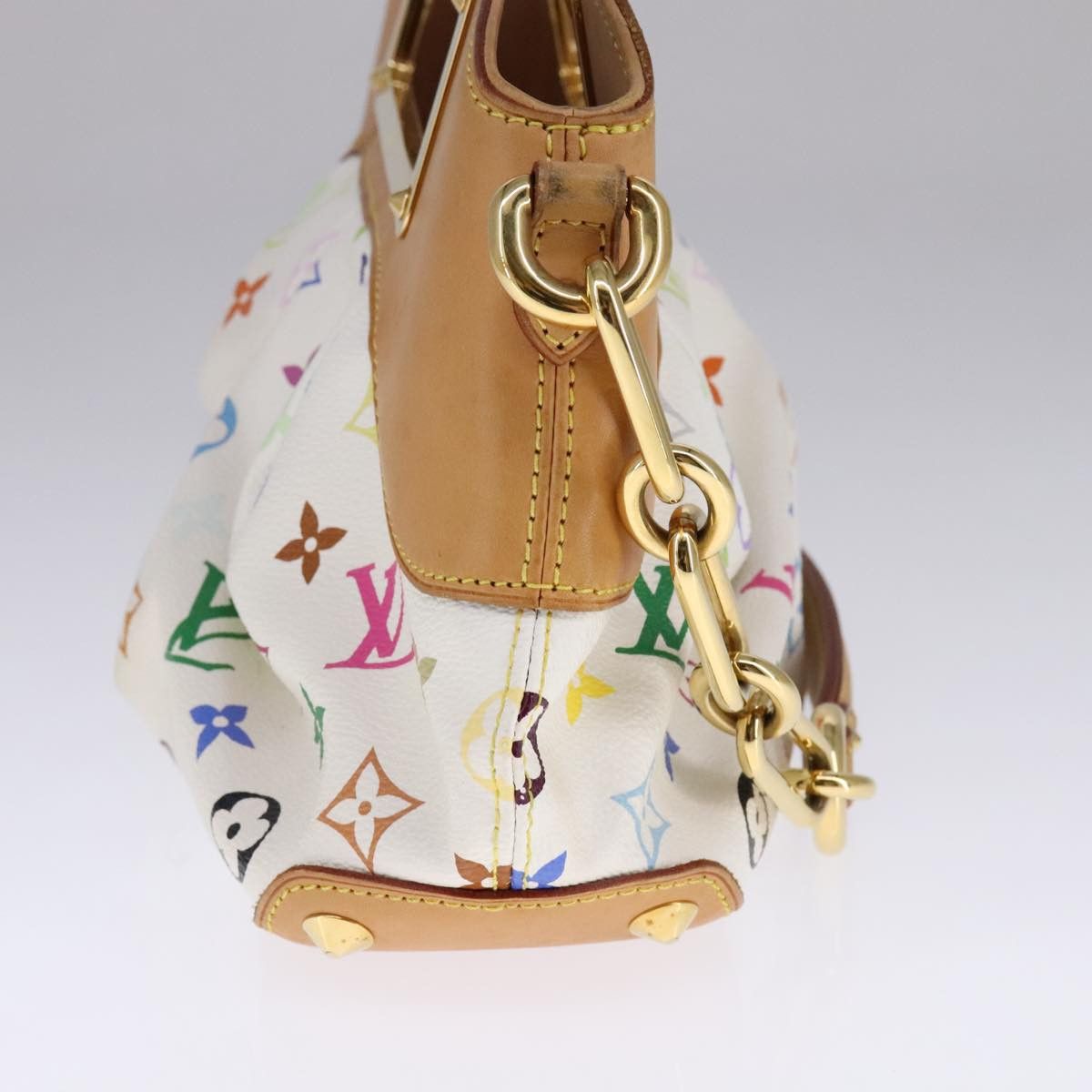 Louis Vuitton Judy White Canvas Shoulder Bag (Pre-Owned) Size ONE SIZE - 3 Thumbnail