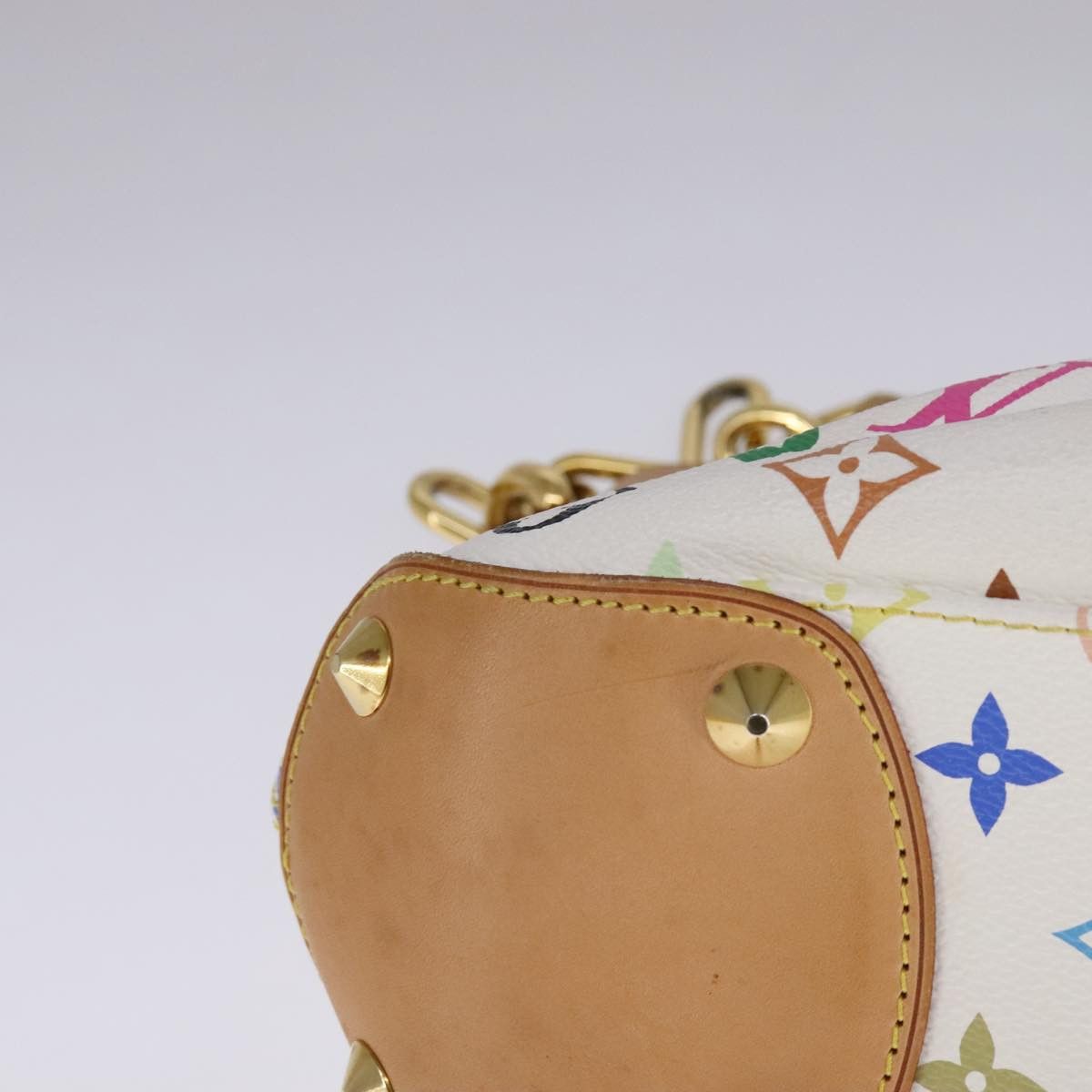 Louis Vuitton Judy White Canvas Shoulder Bag (Pre-Owned) Size ONE SIZE - 8 Thumbnail